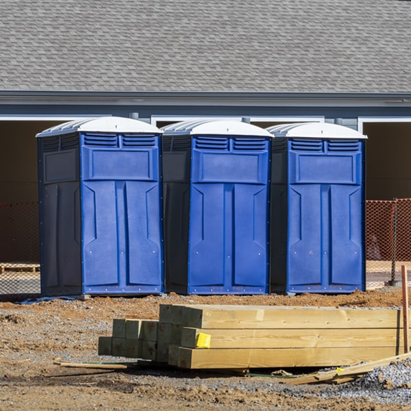 what is the maximum capacity for a single portable restroom in Rothville